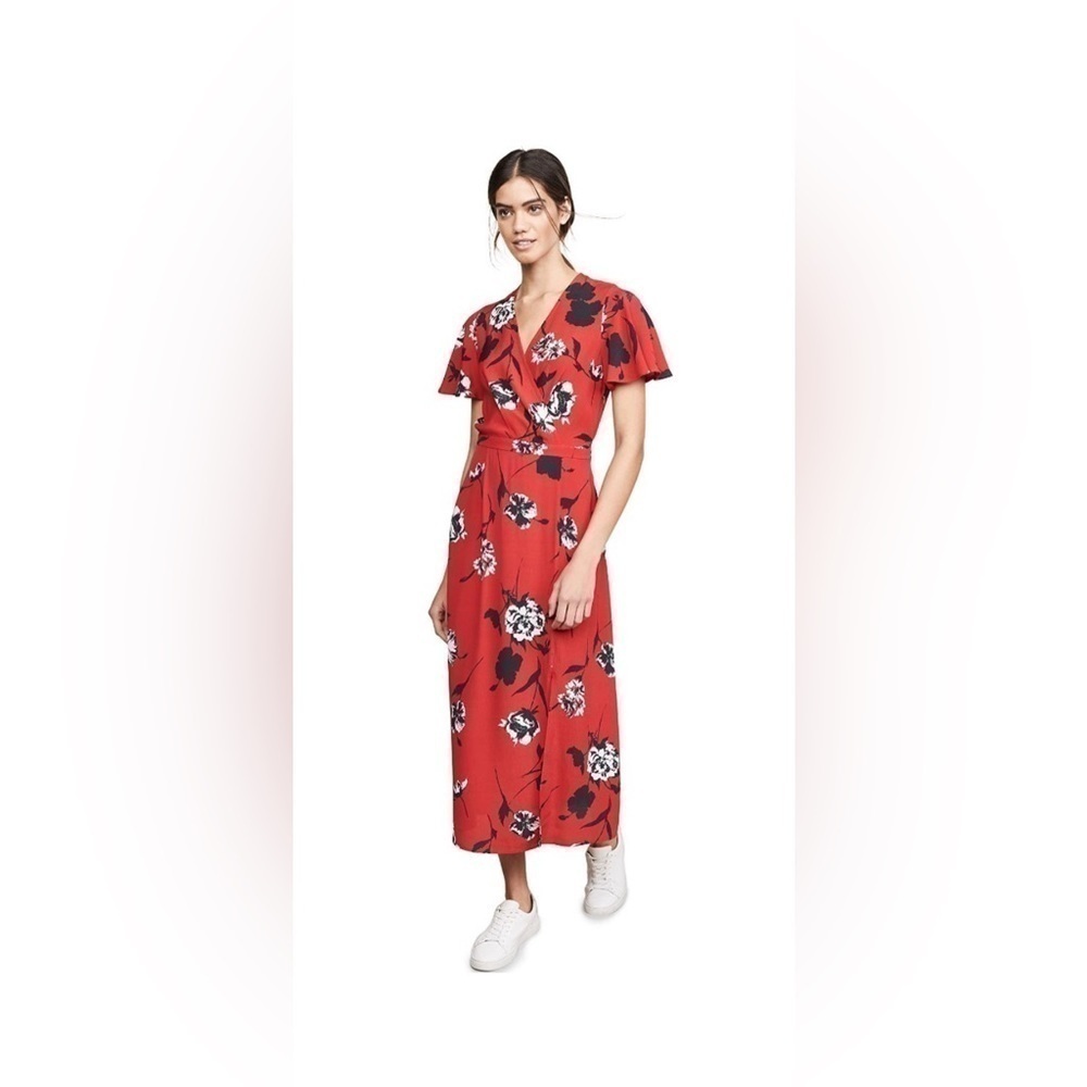 Yumi Kim Milan Story Midi Dress in Tango Red